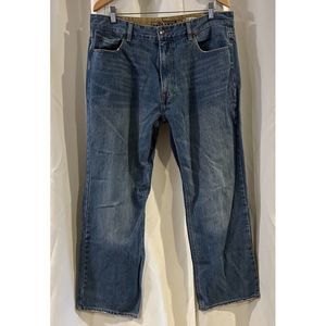 Vintage Plugg Mens Jeans Sz 36 Blue Wide Leg Loose Skater Rave‎ Baggy 90's Y2K